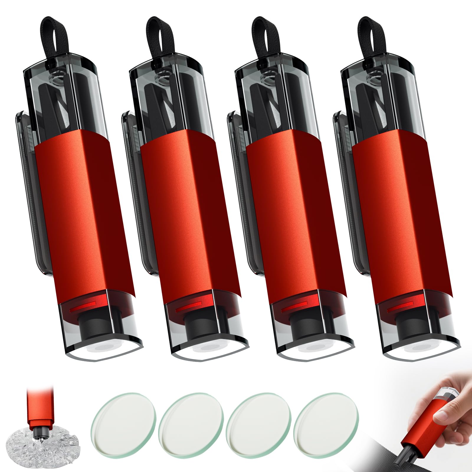 Window Breaker Seatbelt Cutter, 2-in-1 Car Emergency Escape Tool