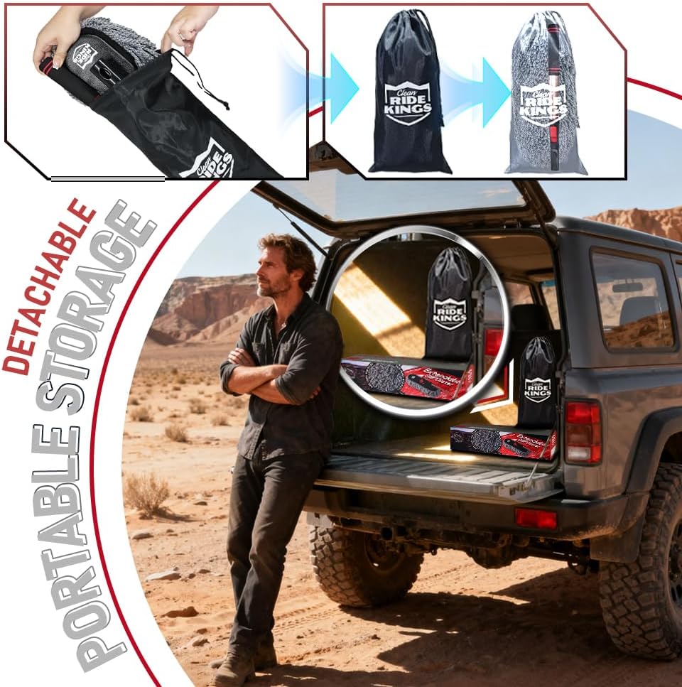 Car Duster Exterior Scratch Free - Microfiber Car Brush with Extendable Handle (27-36'') - Soft Auto Dusting Tool for Pollen & Dust Removal on SUV, Truck, RV & Motorcycle(Wax-Free Design) - Image 7