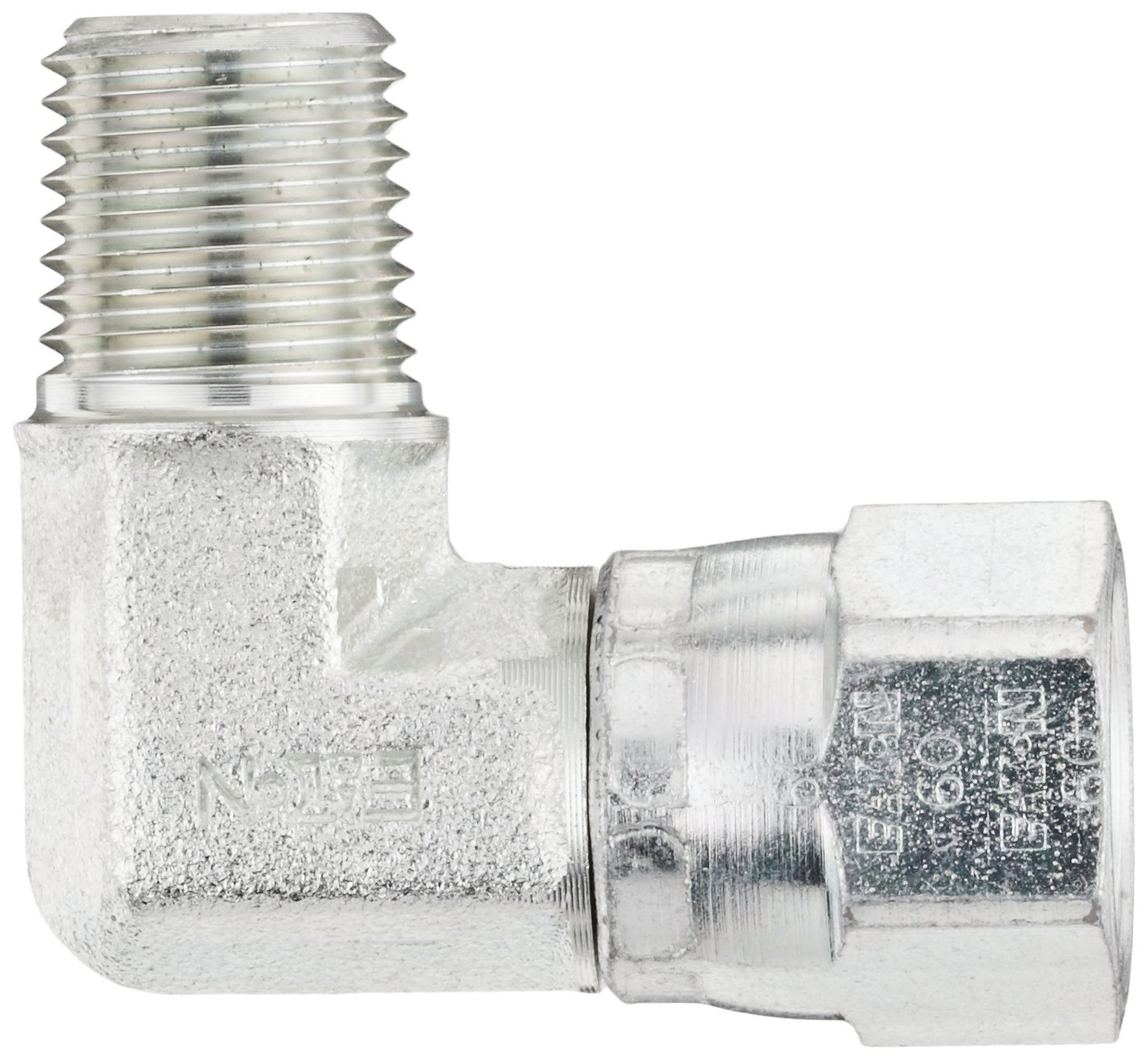 Eaton Aeroquip 2250-4-6S 90 Degree Male Pipe to JIC Swivel