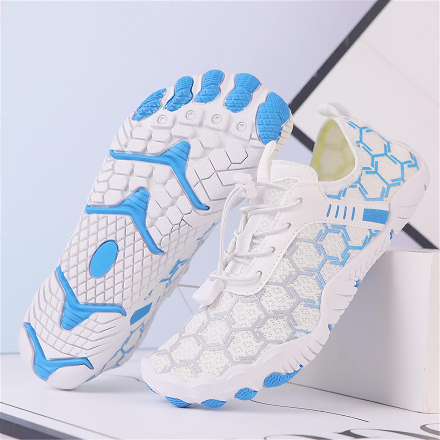 Hike Barefoot Shoes for Women Men Grounding Footwear Breathable Lightweight Wide Toe Box Shoes Zero Drop Waterproof Non-Slip Hiking Walking Athletic Cross Training Sneakers Barefoot Footwear