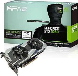 KFA2 GeForce GTX 1060 OC Carte Graphique Gaming PCI-E GTX 1060 OC 6GB Noir
