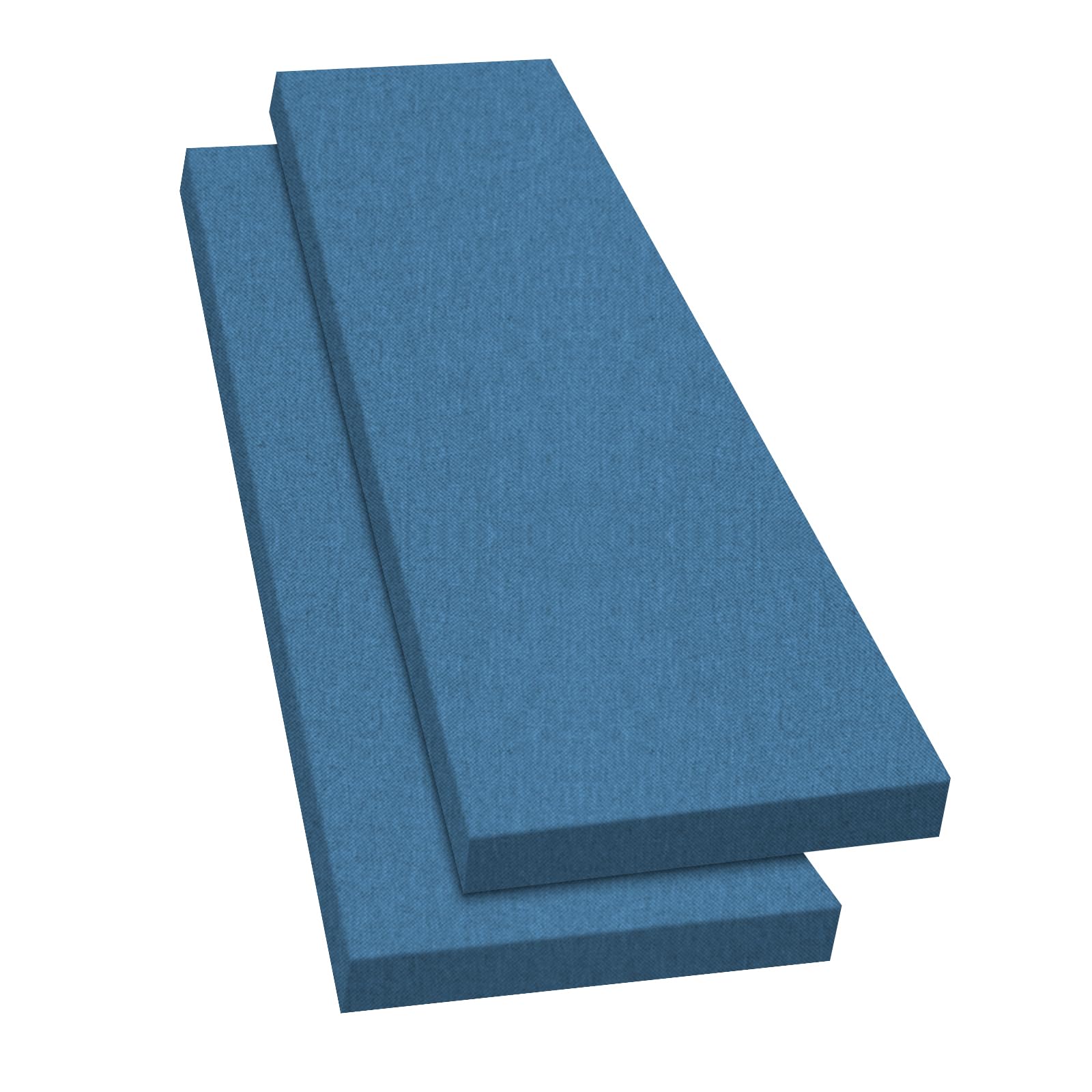 Olanglab Fabric Sound Panels Sound Absorbing, 2 Pack 48x12 Acoustic Panels, Acoustical Soundproof Wall Panels for Studio Acoustic Treatment (Navy)