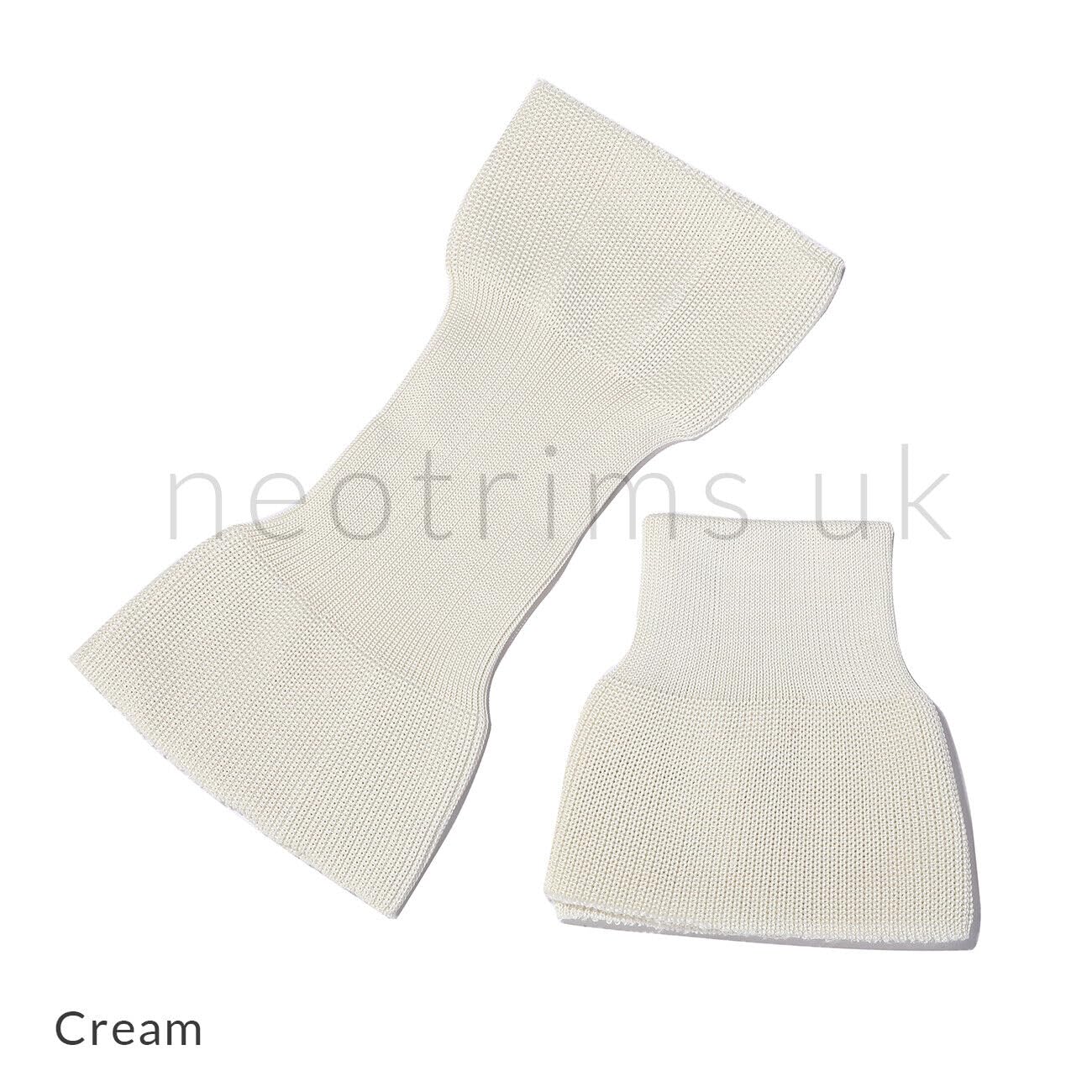 Rib Knit Cuff Pair for Replacement Repair Cuffing Old Jackets Bombers. No Side Seams - Image 3