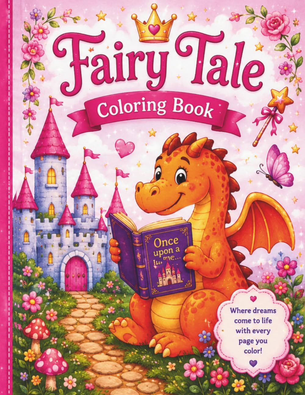 Fairy Tales Coloring Book: An Enchanting Collection of Magic, Castles, and Legendary Heroes