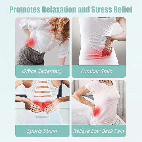 Miniatura 3 de Estirador de cuello y espalda, galleta para aliviar el dolor de espalda baja, ensanchador lumbar para aliviar el dolor de cuello, tablero de columna
