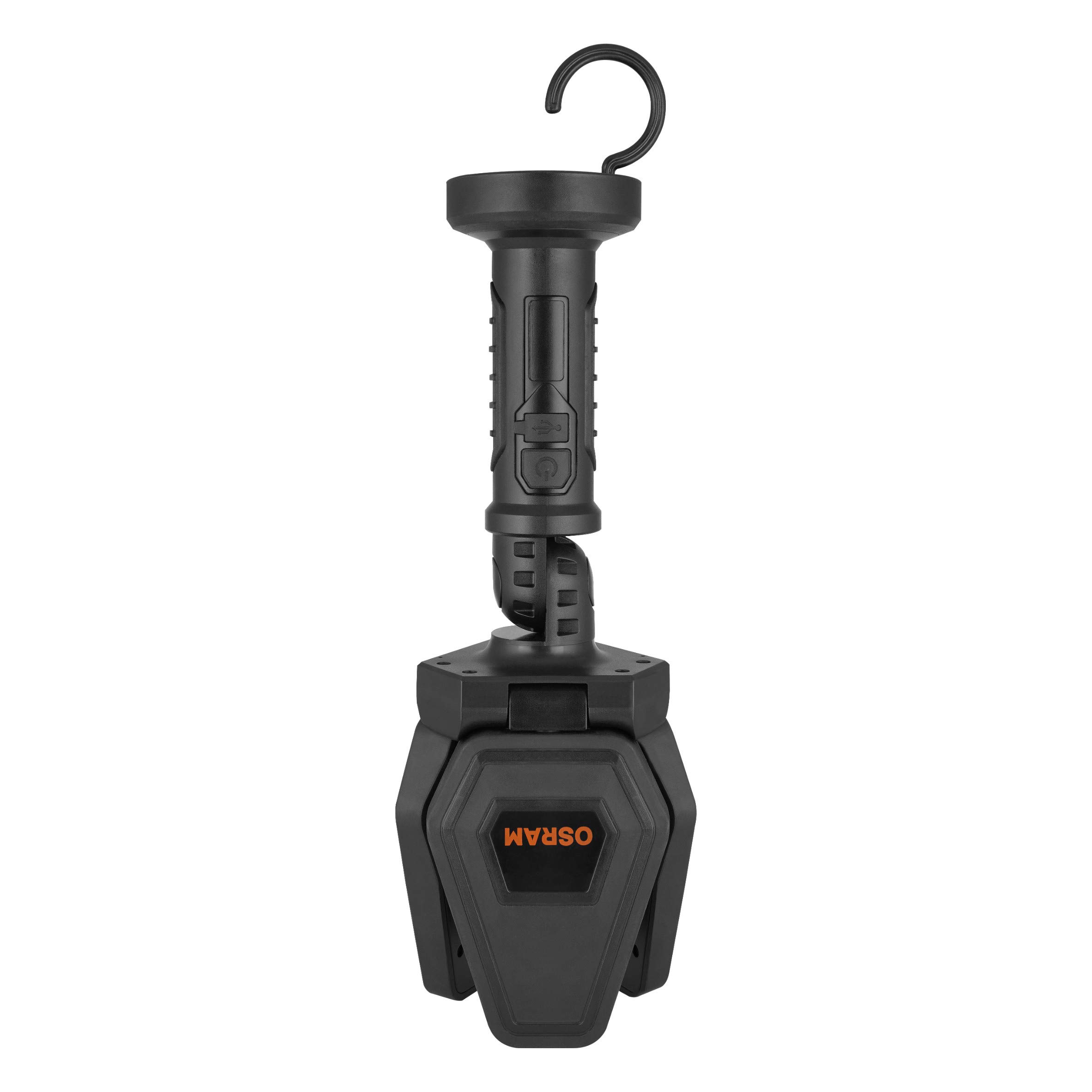 Osram LEDIL Heli 1000 LEDinspect Flooder Helicopter, Verstellbarer LED Strahler mit Stativ und Akku