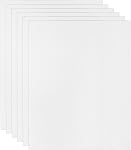 PATIKIL 12x12" Canvas Boards for Painting, 6 Pack 100% Cotton Square Triple Primed Stretched Blank Art Canvas Panel Bulk Thin for Acrylic, Oil, Tempera Paints, White