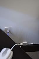 Vista 3 de Power Gear Conector de montaje en superficie, fijar a paredes, receptáculos, zócalos, compatible con enchufes de teléfono estándar, RJ14, RJ11