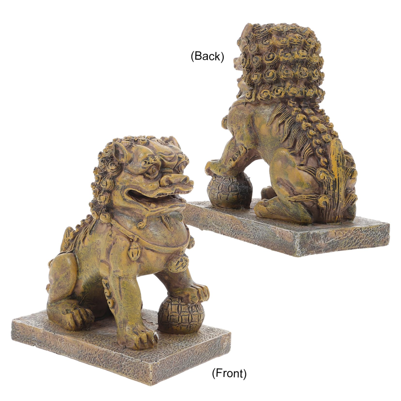 SUPVOX 3 Pezzi Simulazione Acquario Roccia Pietra Statua Ornamento Acquari Acquario Animale Statua Statua Decorazioni Acquario Extra Large Acquario Paesaggio Ornamento Resina