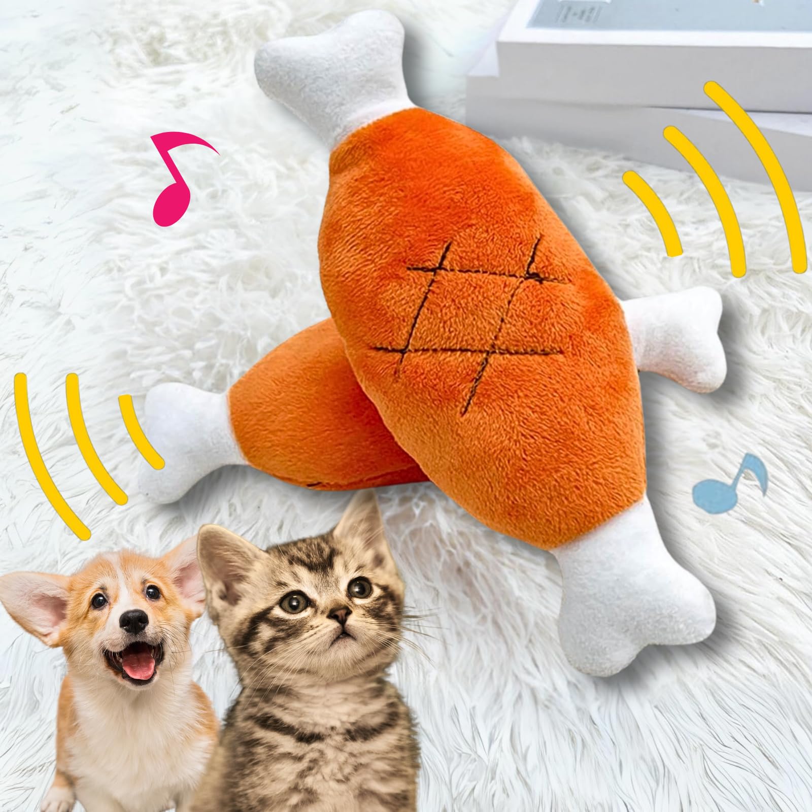 Amazon | UMAKER 猫 犬 玩具 おもちゃ ペット 音が鳴る ストレス解消