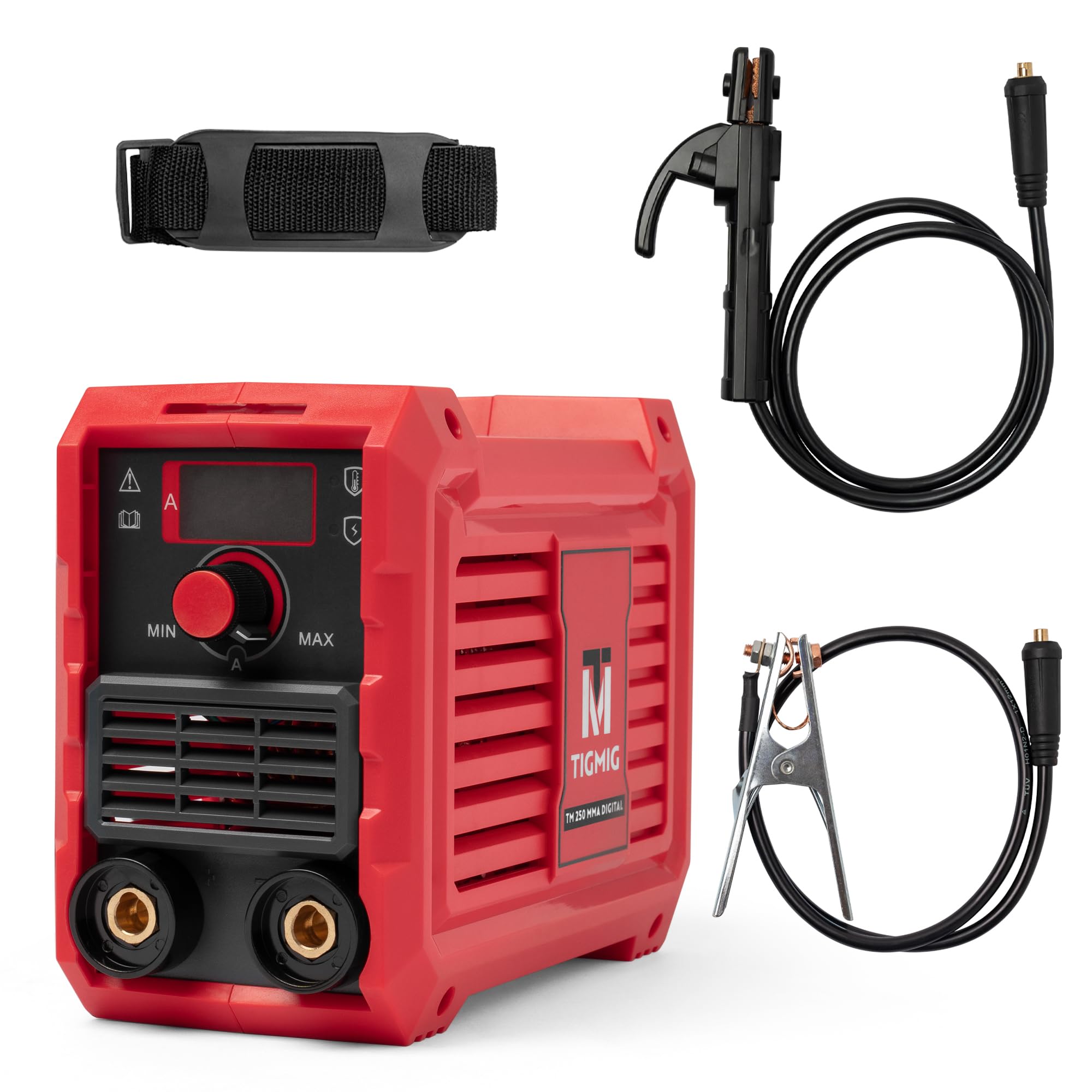TIGMIG Saldatrice Inverter DC MMA (Elettrodo), Fino a 120A, Modello TM 250 MMA DIGITAL, Tecnologia IGBT, Dimensioni ridotte, Assistenza e Garanzia Italia