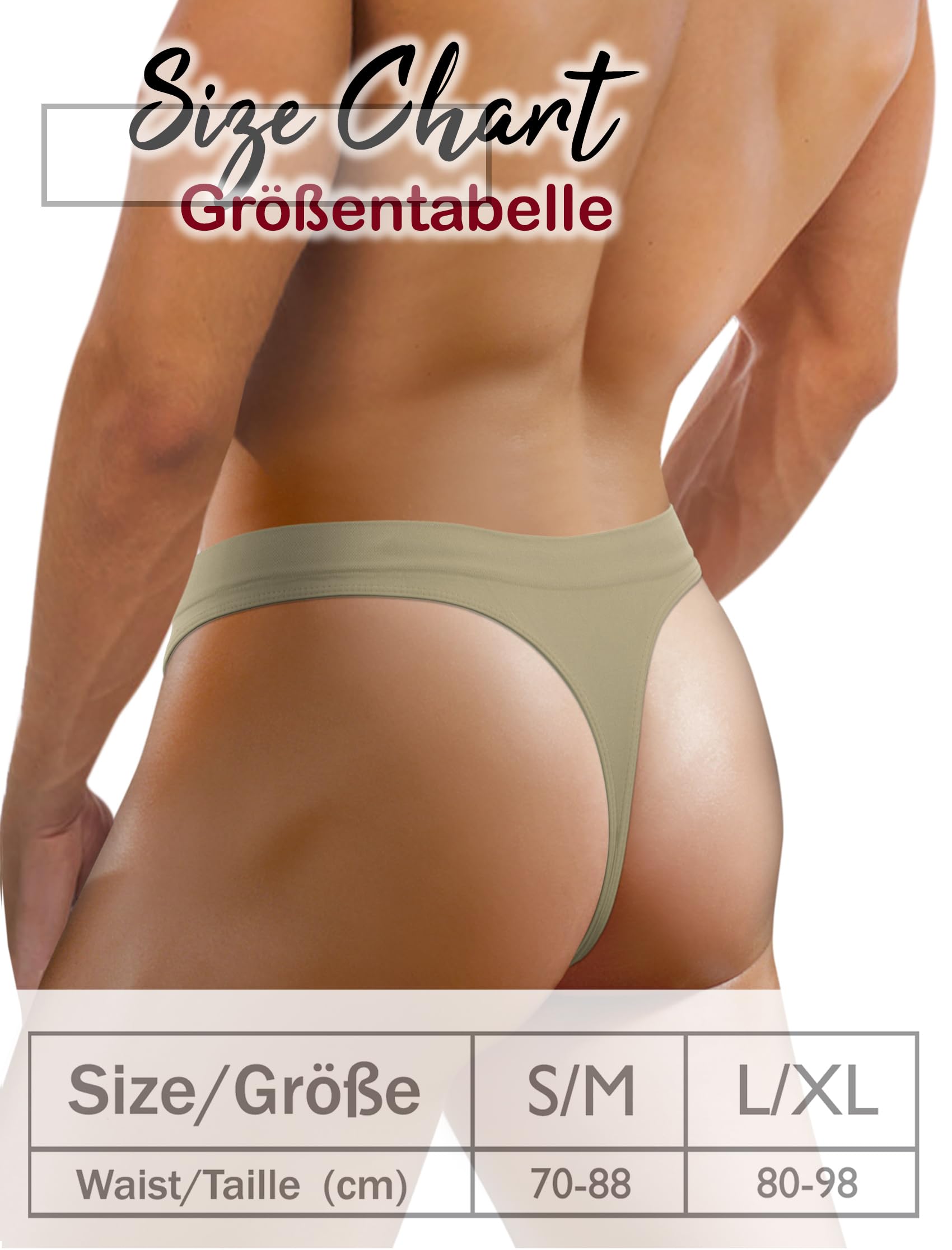 sesto senso String de sport sans coutures pour homme