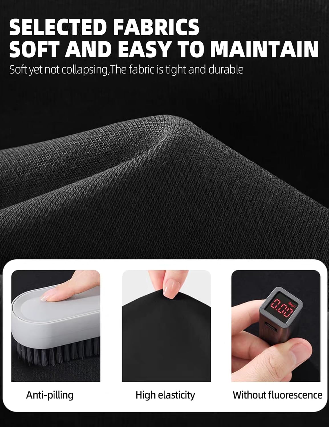 Gihuo Boys Sweatpants Athletic Workout Kids Joggers with Zipper Pocket Drawstring Active Casual Soft Jogging Sweat Pants - Image 3