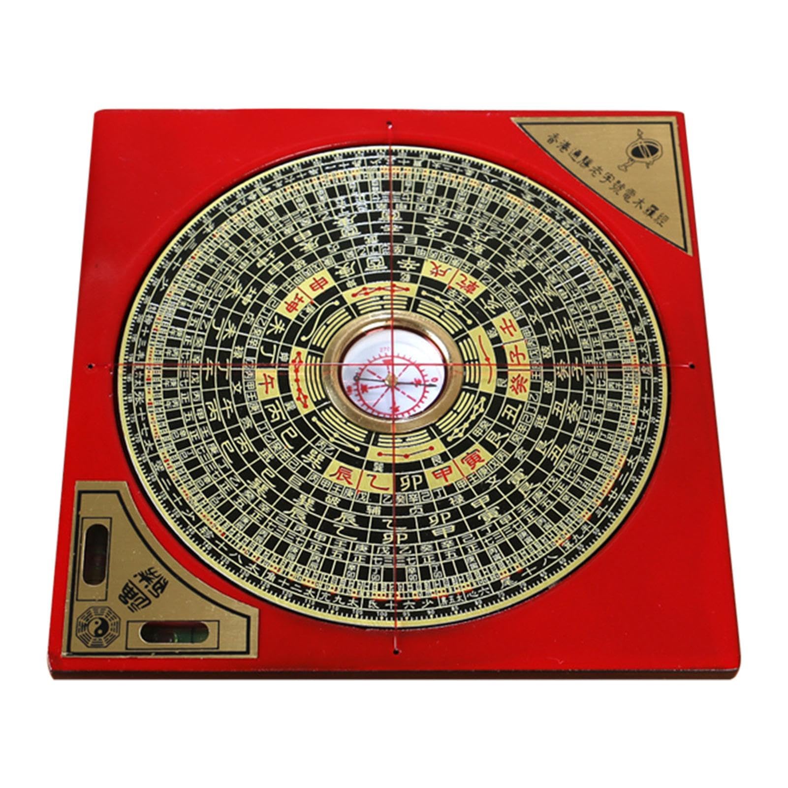 Brújula, Brújula Luo Pan Alloy Chinese Ancient Chino Brújula Navegación | Brújula de Navegación de Decoración China Herramientas - Retro Portable Yang Ba para Oficinas Hogar