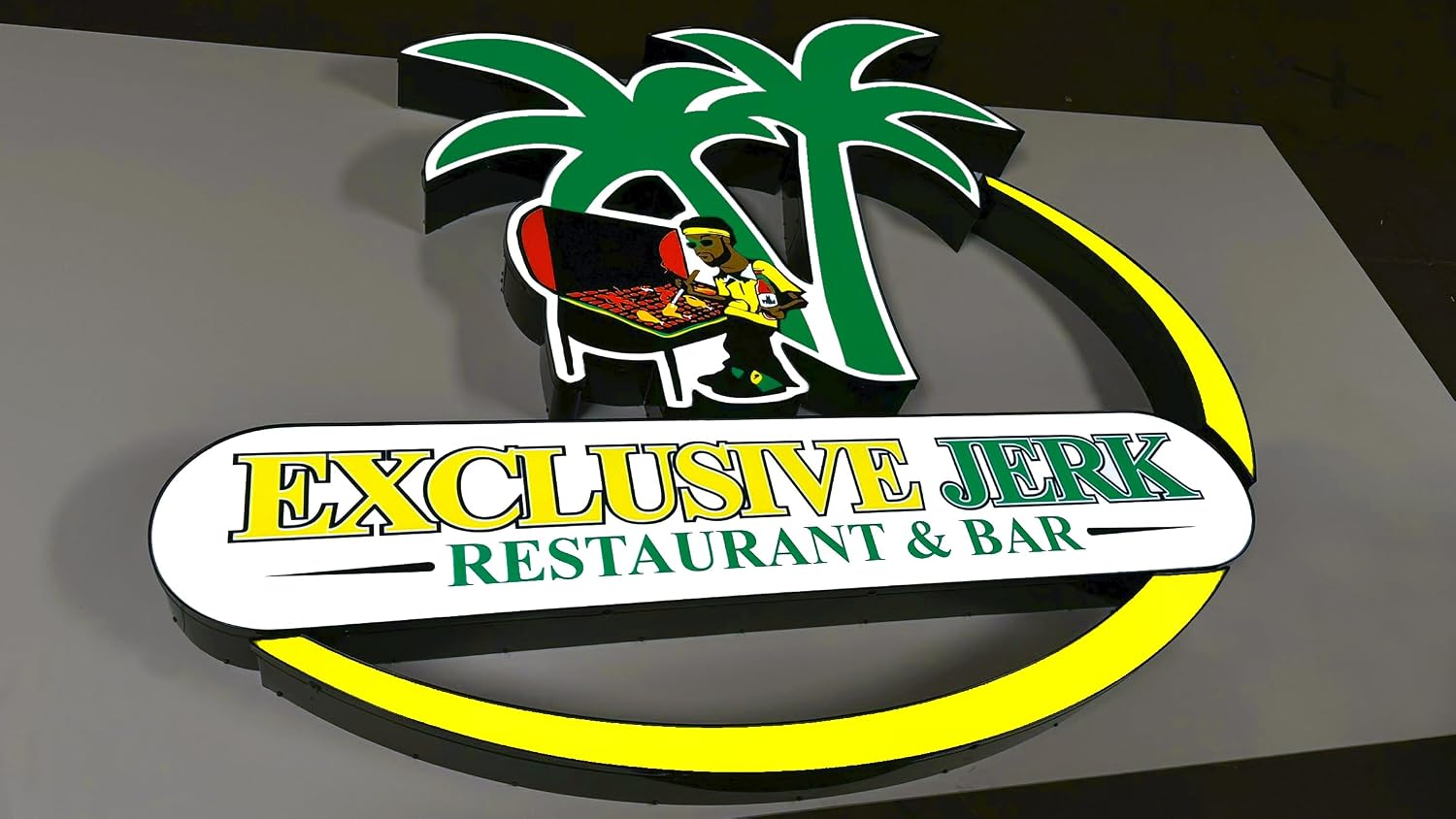 Illuminated Led Logo Signs Outdoor StoreFront Custom Backlit Channel Letters (24 Square Feet Logo)