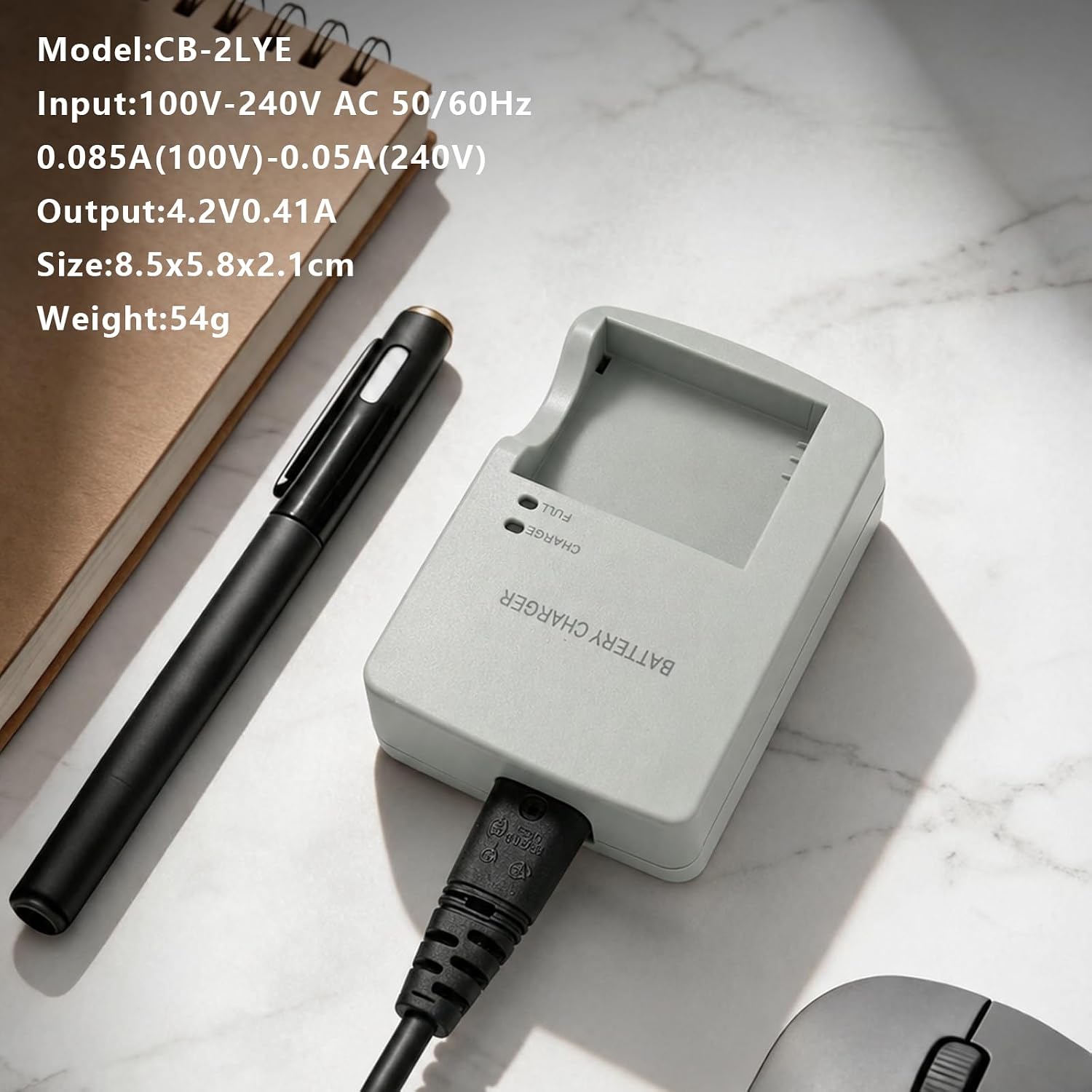 CB-2LY CB-2LYE NB-6L NB-6LH Quick Battery Charger Compatible with Canon Compatible with Canon PowerShot D10 D20 S90 S95 S120 SD770 SD980 SD1200 SD1300 SD3500 is SD4000 is DSLR Digital Camera