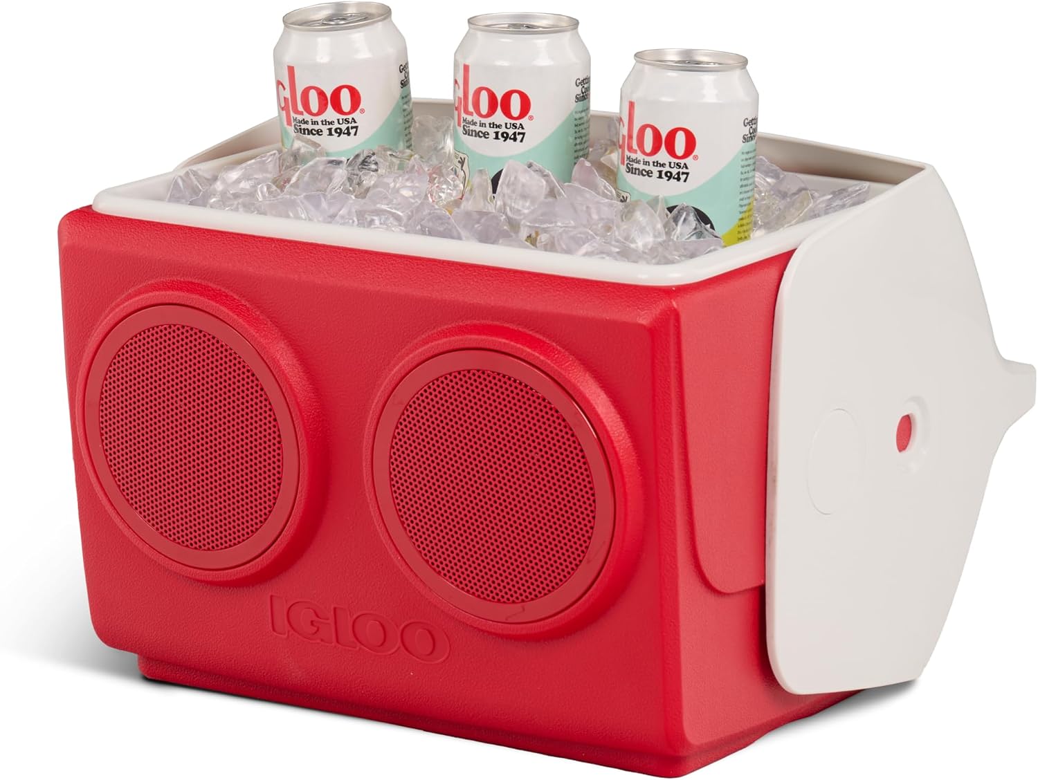 Igloo Kool Tunes Retro Bluetooth Boombox Cooler, 14 Qt Playmate Cooler with Speakers