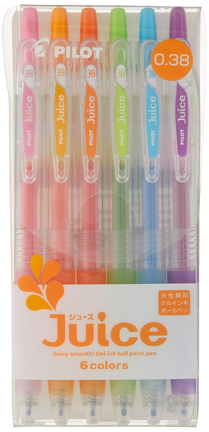 Pilot Juice Gel Ink Pen0.5 mm6color Standard Amazon.in Office Products