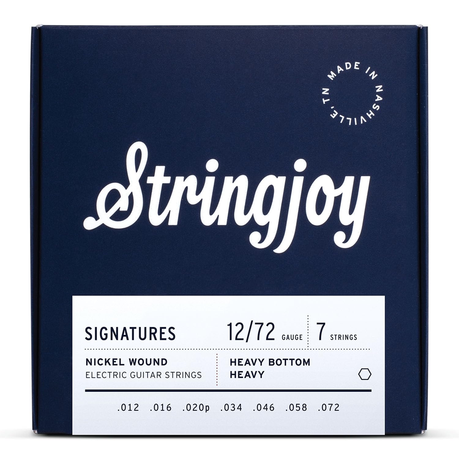 Amazon.com: Stringjoy HVY127 7 String Signatures Nickel Electric Amazon.com: Stringjoy HVY127 7 String Signatures Nickel Electric