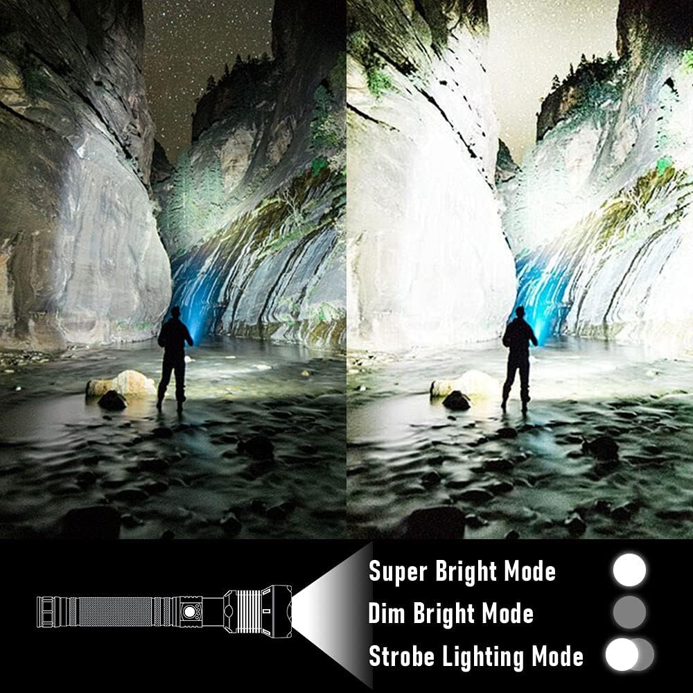 Rechargeable Tactical Flashlight Powerful Flashlights Image