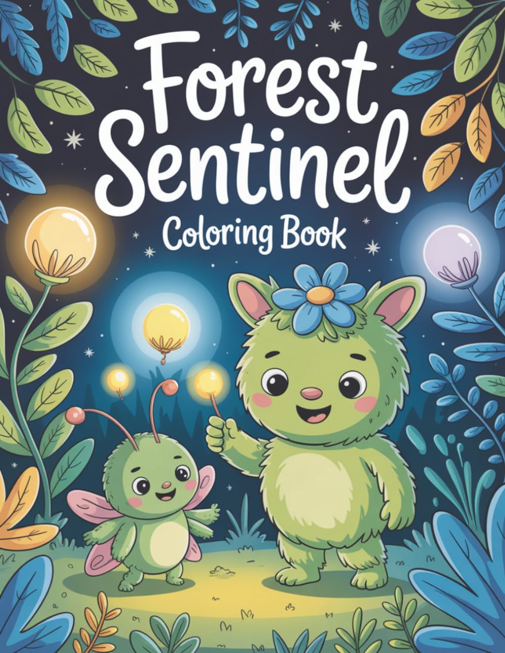 Forest Sentinel Coloring Book: Magical Forest Coloring Book for Adults Enchanted Nature Scenes for Relaxation, Mindfulness and Creative Escape