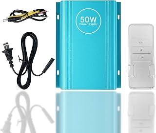 Smart Film Transformer and Remote Kit - Power Supply Controller for Switchable Smart Privacy Film and Smart Glass - Easy Installation Control Kit with Remote for PDLC Smart Film Systems