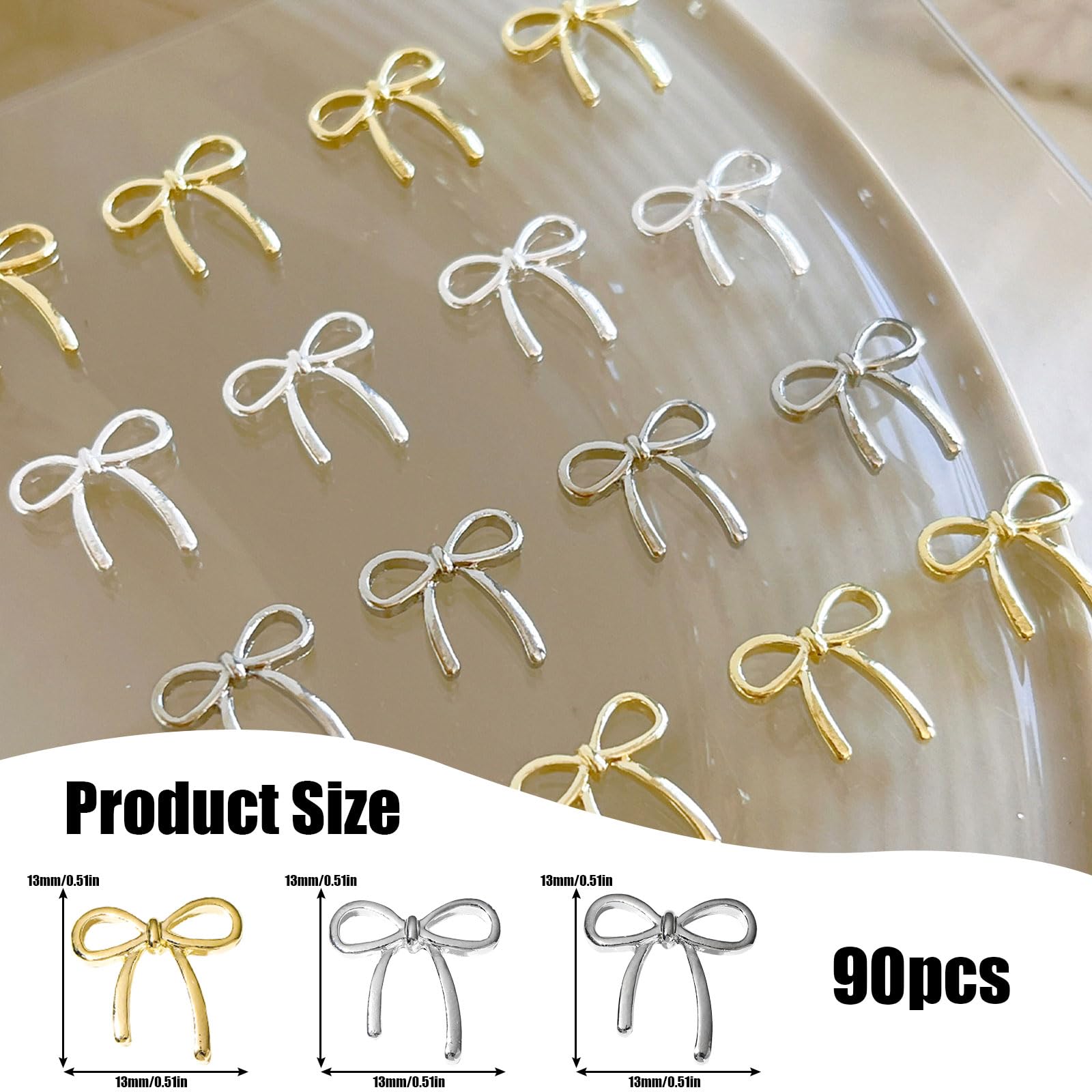 Bow Nail Charms - Image 2