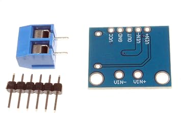 NOYITO Analog Current Sensor Module INA169 2.7V to 60V DC Current Sensor Breakout Module