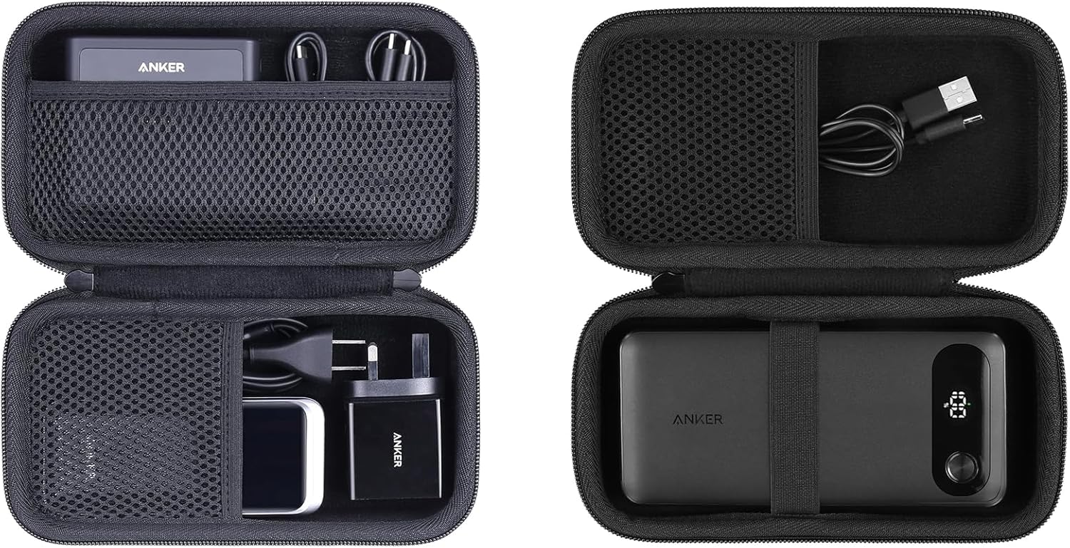 khanka Hard Case for Anker 100W Charging Base + Anker Power Bank 20k
