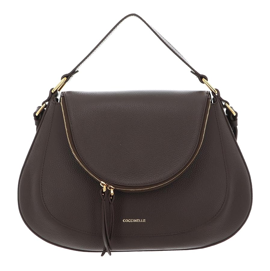 Coccinelle Sole Handbag Bottalatino Leather Coffee : Amazon.it: Moda