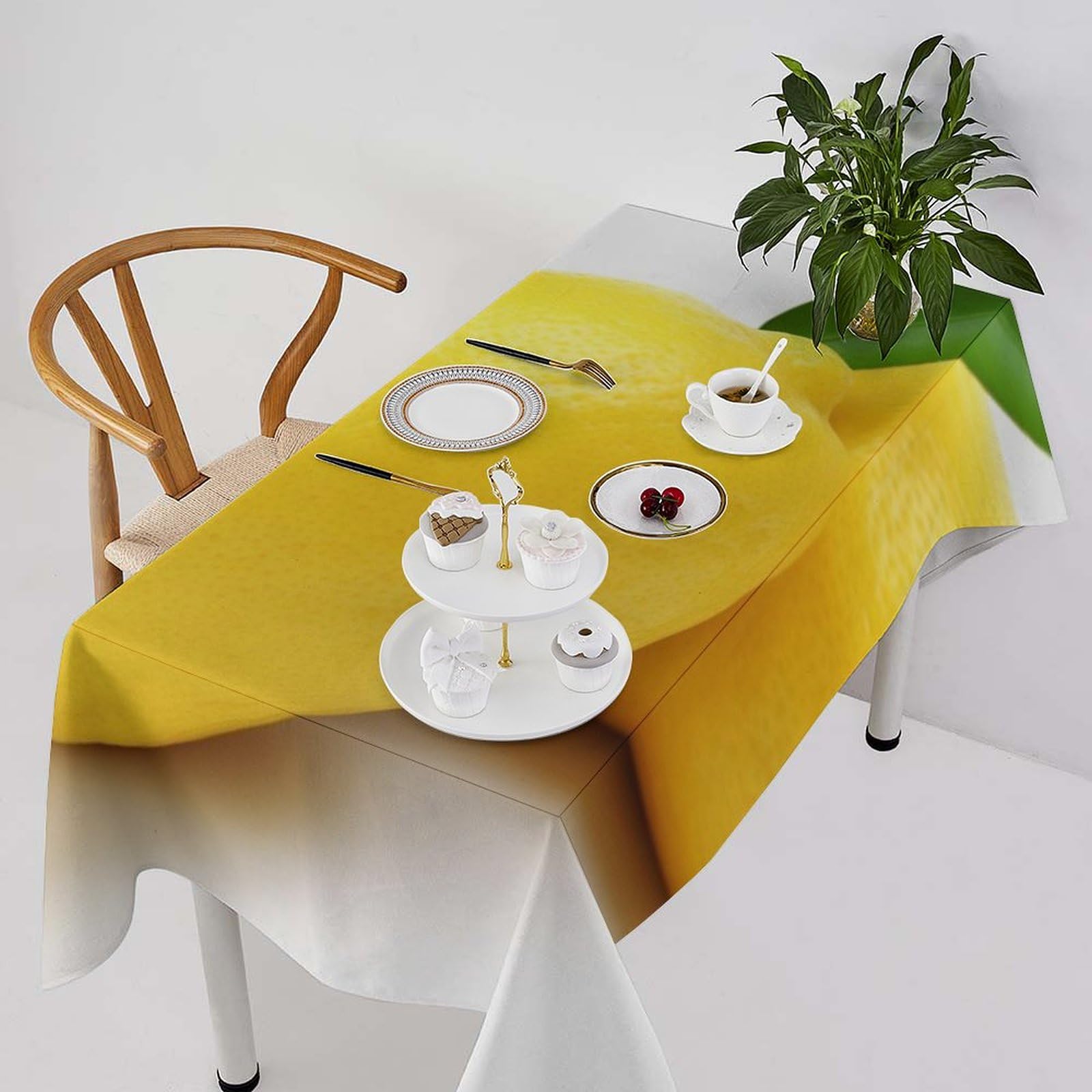 Nappe rectangulaire imperméable pour éviter les taches sur votre table de cuisine