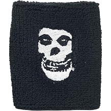 Cool-Patches Misfits Crimson Ghost Skull Band Logo Wristband Sweatband Horror Punk Music