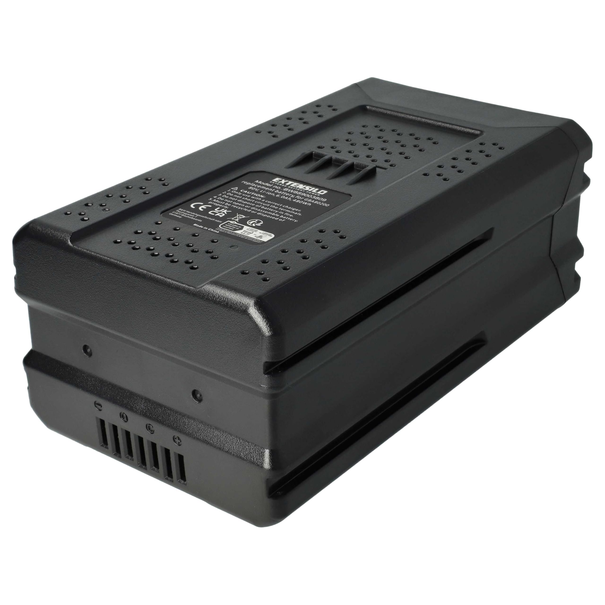 batteria sostituisce Stiga SBT 2580 AE, BT 80 Li 5.0, BT 80 Li 4.0 per utensile elettrico (6000 mAh, Li-Ion, 80 V)