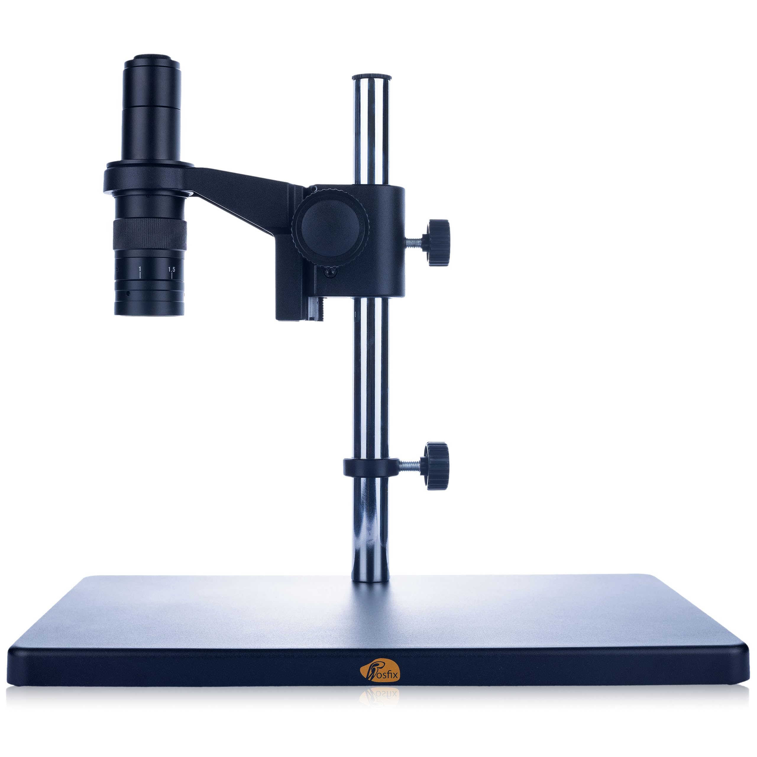 Rosfix Microscopio Digitale Earth Pro MCEP-0.5X – Zoom 7–45x, C-Mount, Ottica in Vetro HD | 100–150mm Distanza Lavoro | Elettronica, Biologia, Gioielleria | Microscopio Professionale