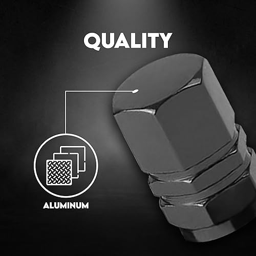 Miniatura 87 de Tapones para válvulas de neumáticos de automóvil, 4 unidades, cubiertas universales para vástagos, juego de tapas de válvula de neumático