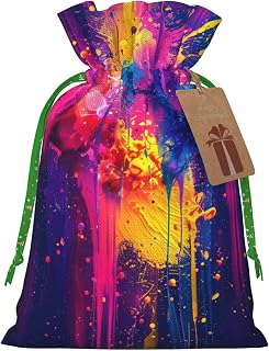 Gift Bag Reusable Wrapping Bag For Holiday Party,Graffiti Street Art (5)