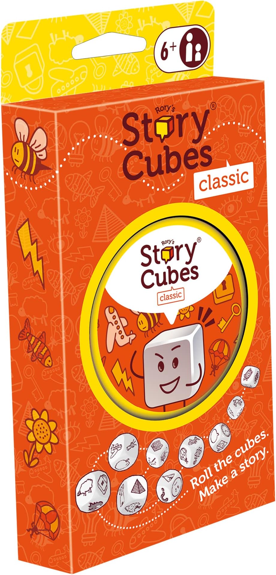 Rory's Story Cubes Classic (Eco-Blister) - Spark Imagination with Limitless Storytelling, Creative Game for Kids & Adults, Ages 6+, 1+ Players, 10 Minute Playtime