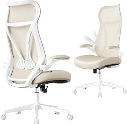 SONGMICS Office Chair, Swivel Mesh Chair, Ergonomic Backr…