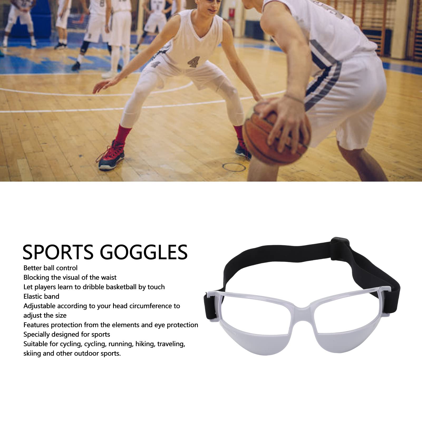 Basketball Dribbling Glasses, Basketball Goggles Over Glasses - Image 2