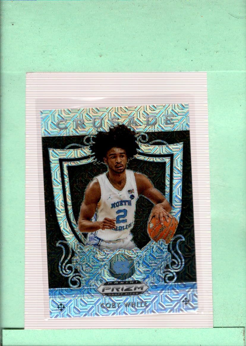 2019-20 Panini Prizm Draft Crusade Prizms Mojo #61 Coby White MINT SER/49 North Carolina Tar Heels Basketball