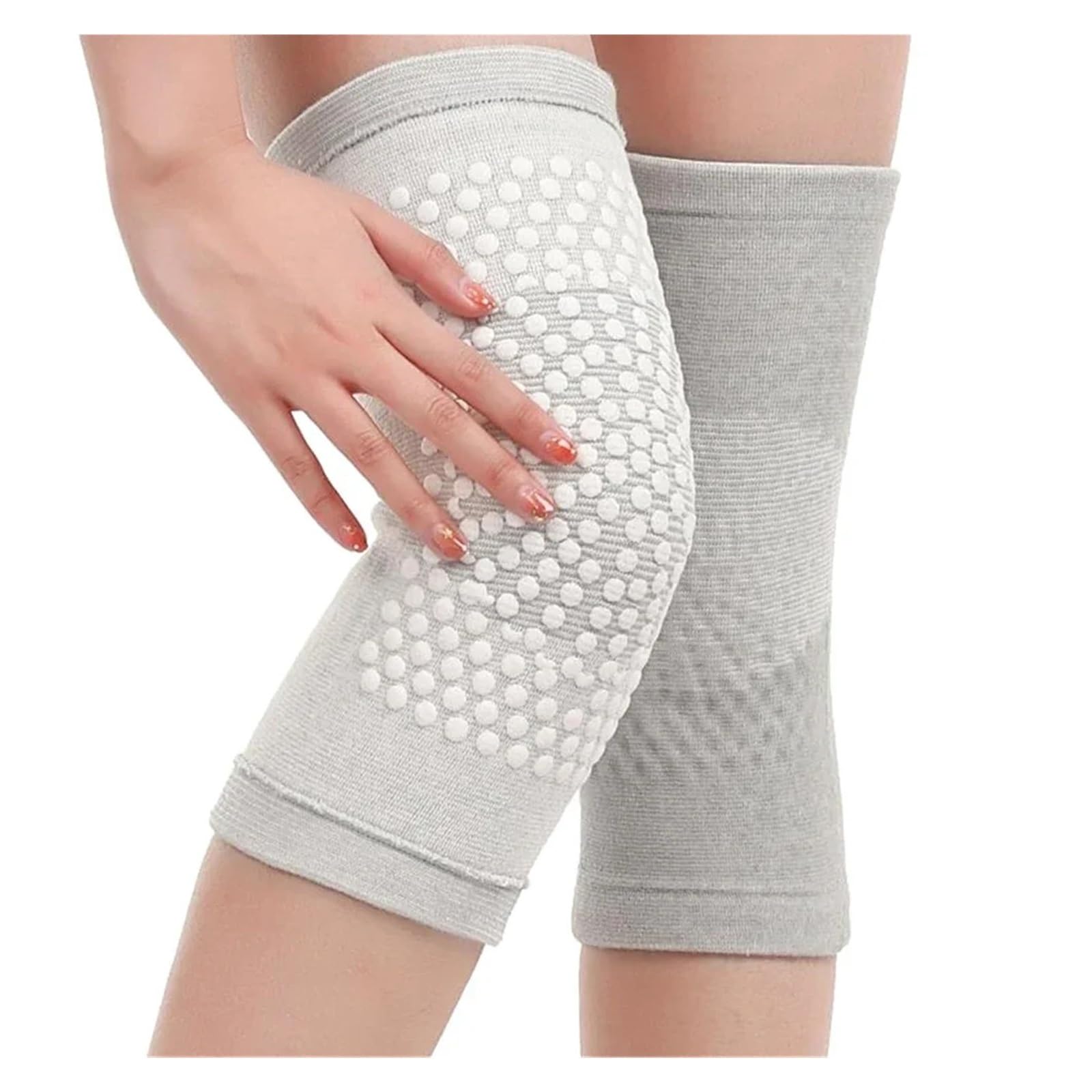 Genouillères de sport antidérapantes infrarouges lot de 2 pour la chaleur