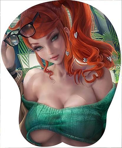 Miniatura 6 de IUPPA Alfombrilla de mouse de anime 3D Anime Girl Soft Gel Gaming Mouse Pad Alfombrilla de mouse pad reposamuñecas Regalos - Q8