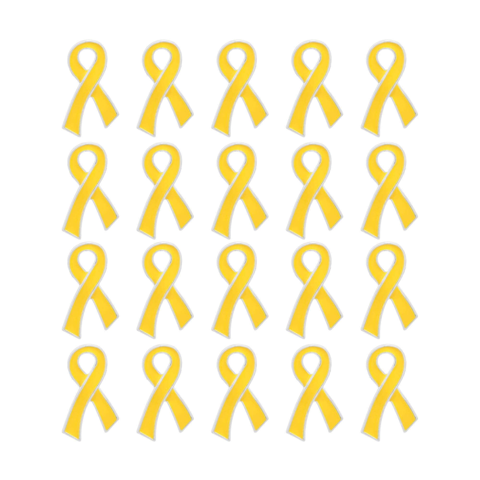 Ribbon Pins 1/5/25/100 for Cancer &amp; Disease Awareness - Various Causes - Bulk Quantities Available for Support Groups and Fundraising