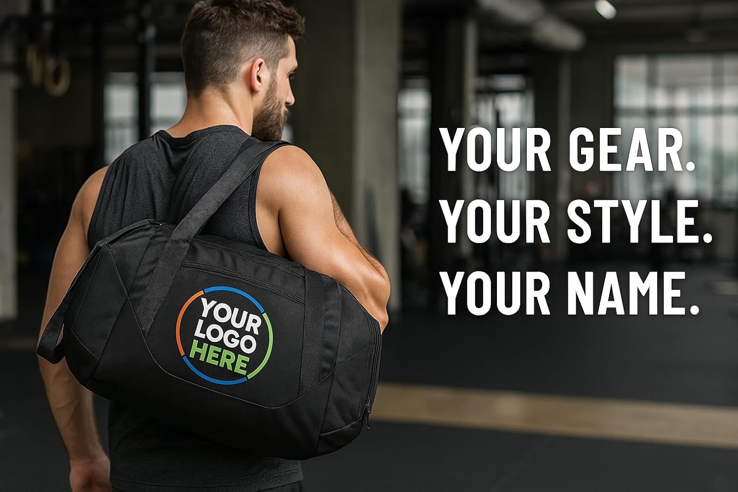 Personalized Women's Javelin Track & Field Duffle Bag – Custom Name Sports Gym Bag for Throwers & Jumpers – Lightweight Team Travel Bag for Athletes, Meets & Training (Javelin-Female, Navy)