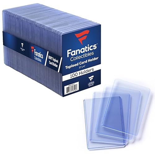 Fanatics Collectibles 35pt 3x4 Top Loaders, 100 Count - Standard