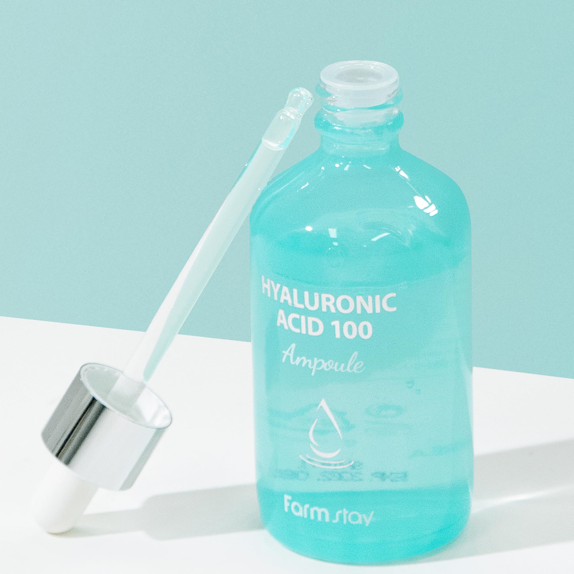 Hyaluronic Acid 100 Ampoule by FarmStay for Women - 3.38 oz Treatment, white, 95.82 g (Pack of 1) - Image 2
