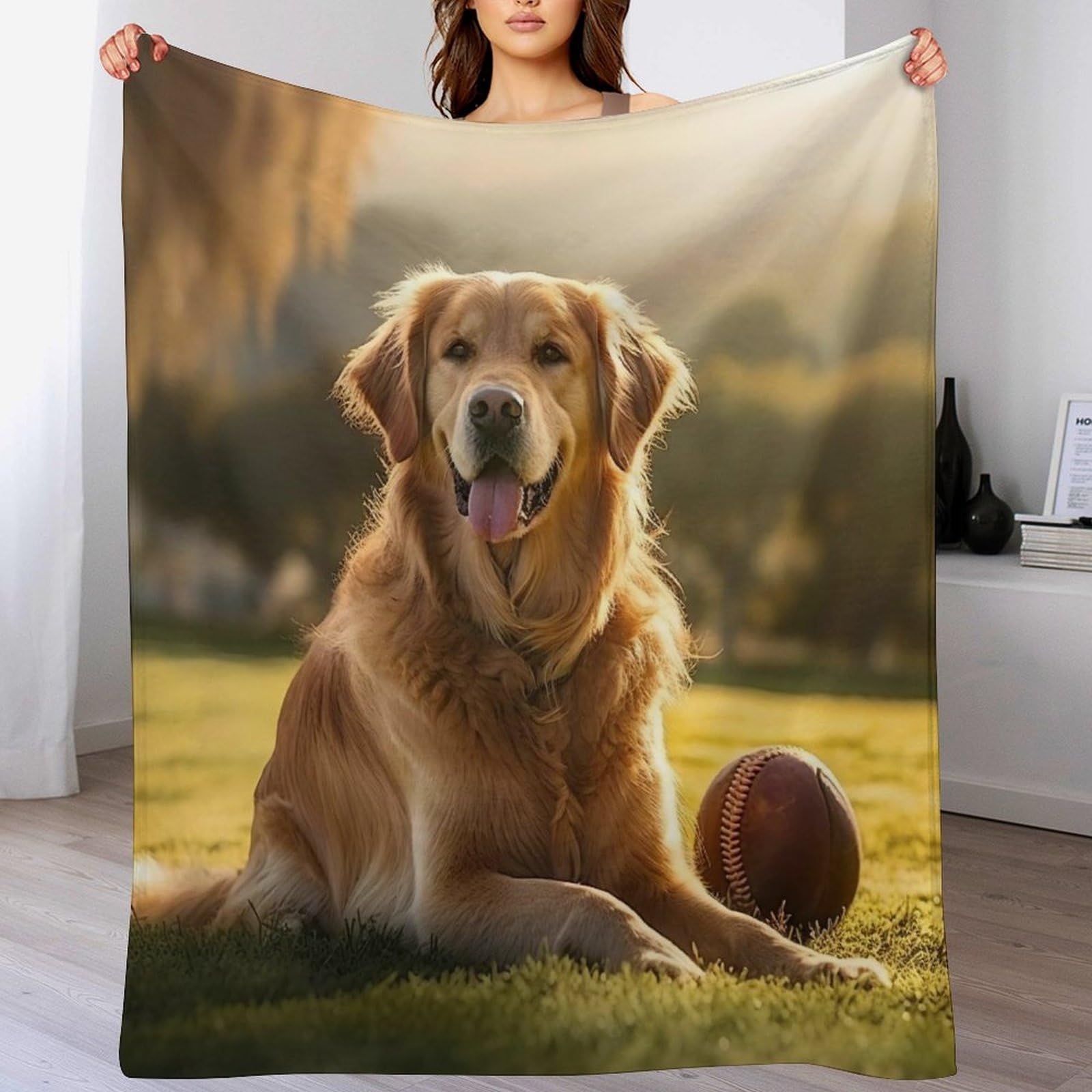 Couverture polaire avec motif de chien pour des soirées cocooning sur le canapé