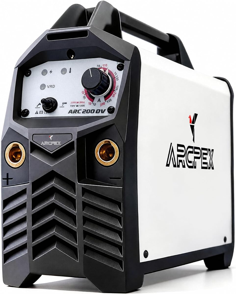 200A Stick Welder 2-in-1 Portable Welding Machine 110V/220V | Dual Voltage MMA/Lift TIG Welder with Hot Start Arc Force Anti-Stick for Farm Gate Repair, Fence Fix and Truck Rack DIY