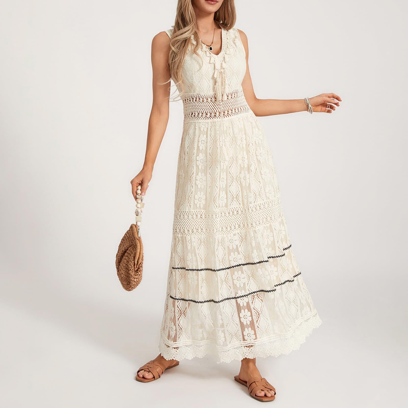 Robe Ete Femme Longue Chic Été Robe de Plage Casual Grande Taille Robe Manches Courte Unie T-Shirt Bohême Midi Dress Robe Mi-Longue Chic élégante Sexy Robes Courte Rétro Jupe Tendance Robe Noir