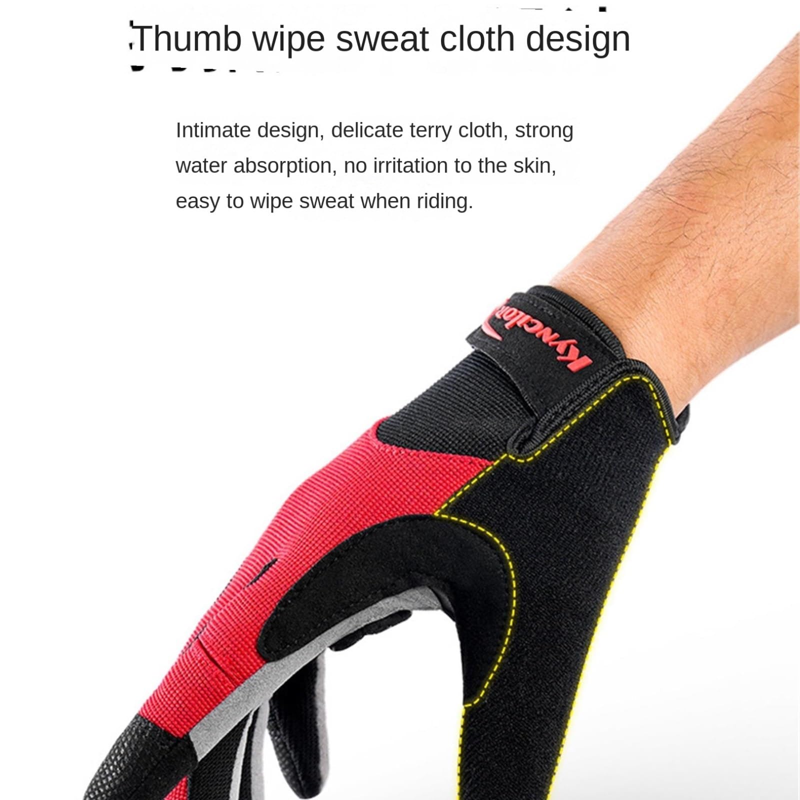 Fahrradhandschuhe Vollfinger-Handschuh Mit Stoßfesten, Gepolsterten Touchscreen-Rennrad-Mountainbike-Handschuhen Radsporthandschuhe